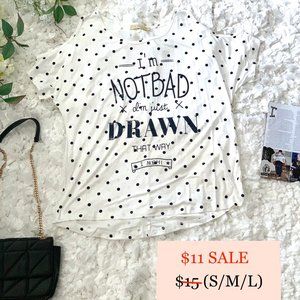 White Sleeveless Graphic Cotton Tee
